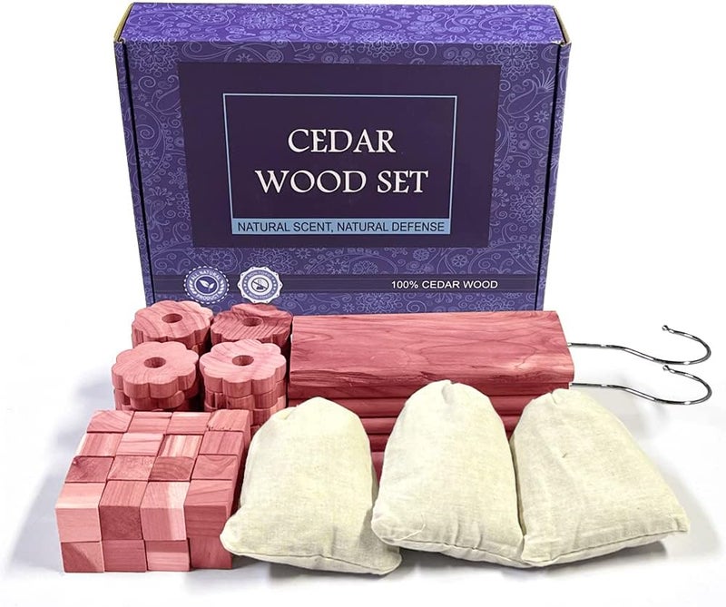 Cedar Space Cedar Blocks for Clothes Storage, 100% Aromatic Red Ceder Blocks, Cedar Planks, Cedar Accessories for Closets Storage, 72 Pcs - Image 3